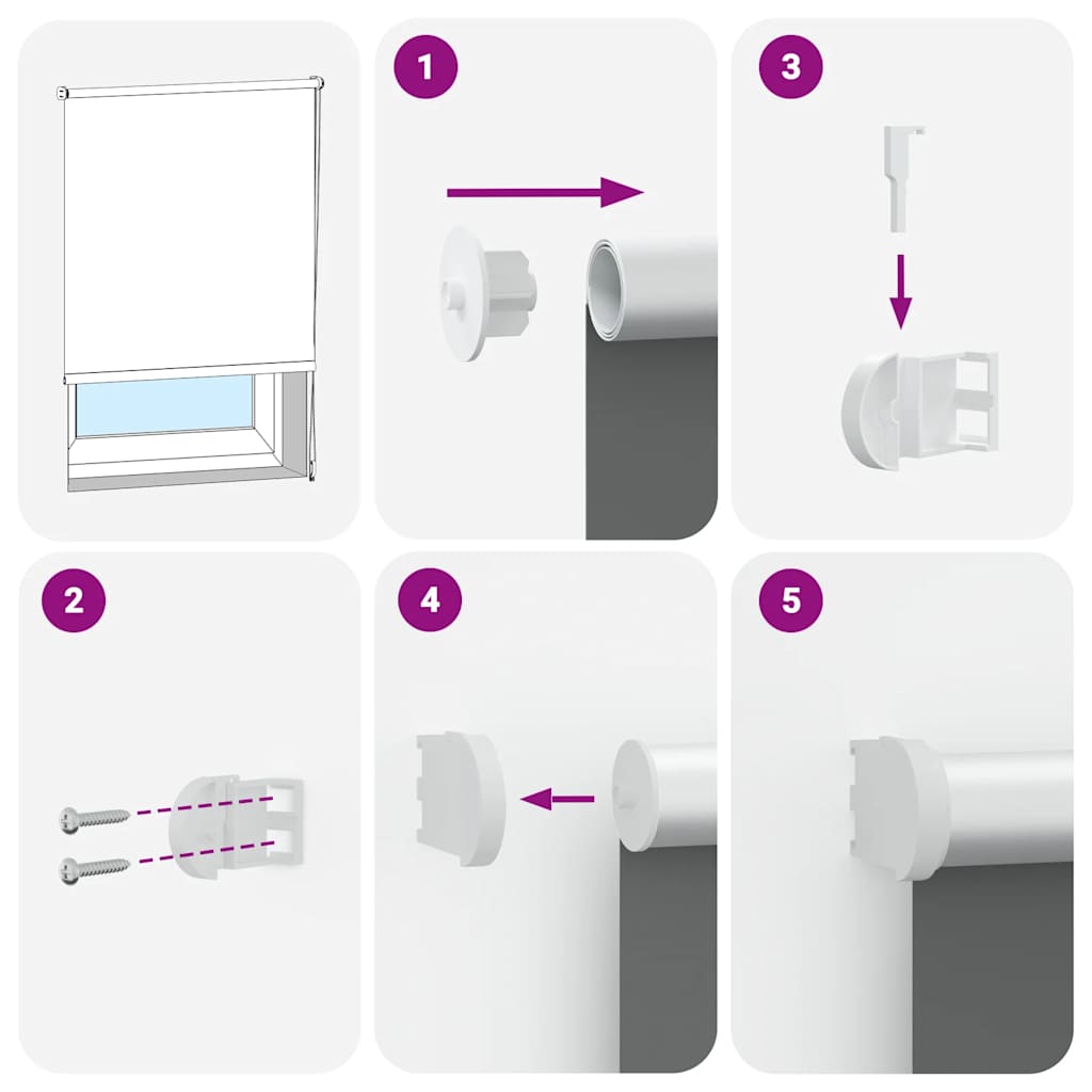 Rolgordijn verduisterend 130x130 cm stofbreedte 126,6 cm blauw is nu te koop bij PeponiXL, paradijselijk wonen!