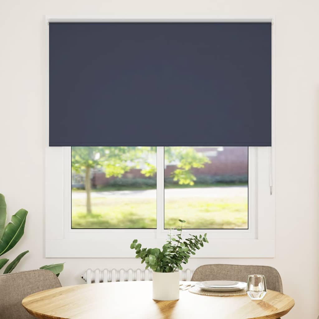 Rolgordijn verduisterend 135x130 cm stofbreedte 131,6 cm blauw is nu te koop bij PeponiXL, paradijselijk wonen!