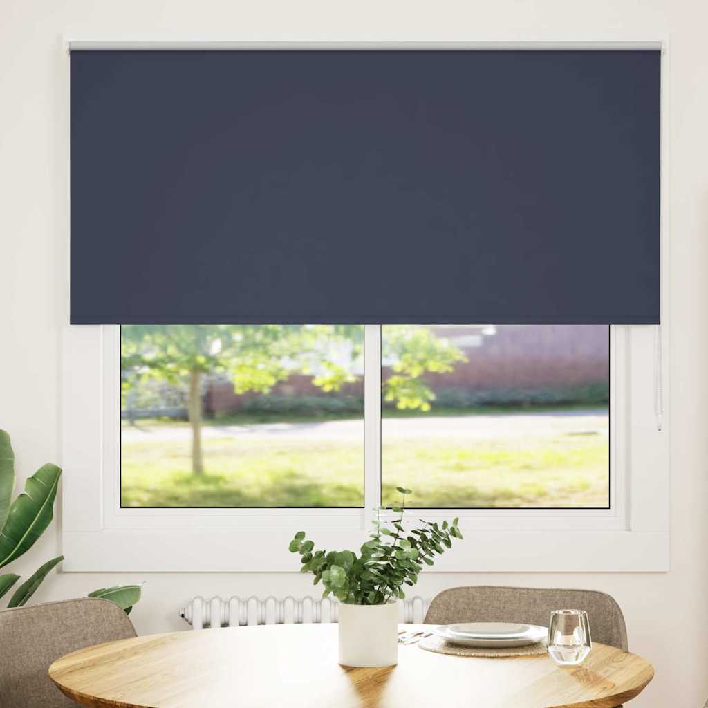 Rolgordijn verduisterend 160x130 cm stofbreedte 156,6 cm blauw is nu te koop bij PeponiXL, paradijselijk wonen!