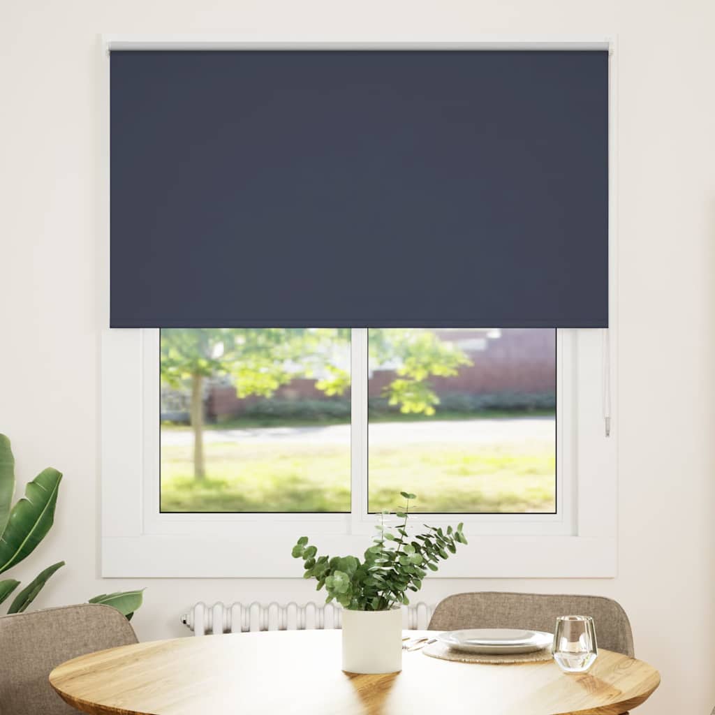 Rolgordijn verduisterend 135x150 cm stofbreedte 131,6 cm blauw is nu te koop bij PeponiXL, paradijselijk wonen!