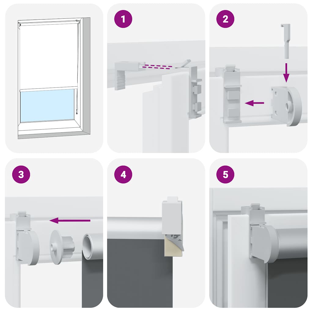 Rolgordijn verduisterend 135x230 cm stofbreedte 131,6 cm blauw is nu te koop bij PeponiXL, paradijselijk wonen!