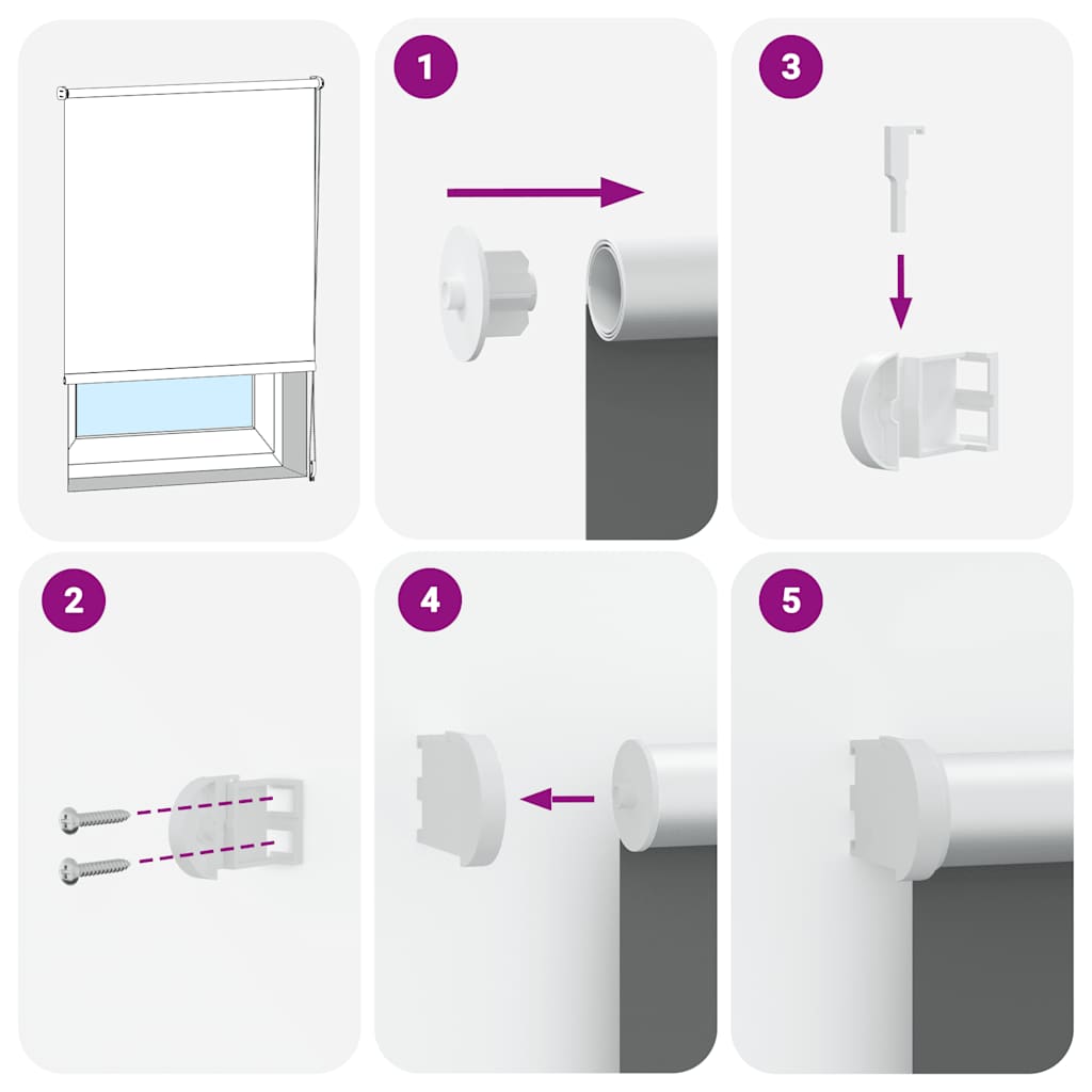 Rolgordijn verduisterend 150x230 cm stofbreedte 146,6 cm blauw is nu te koop bij PeponiXL, paradijselijk wonen!