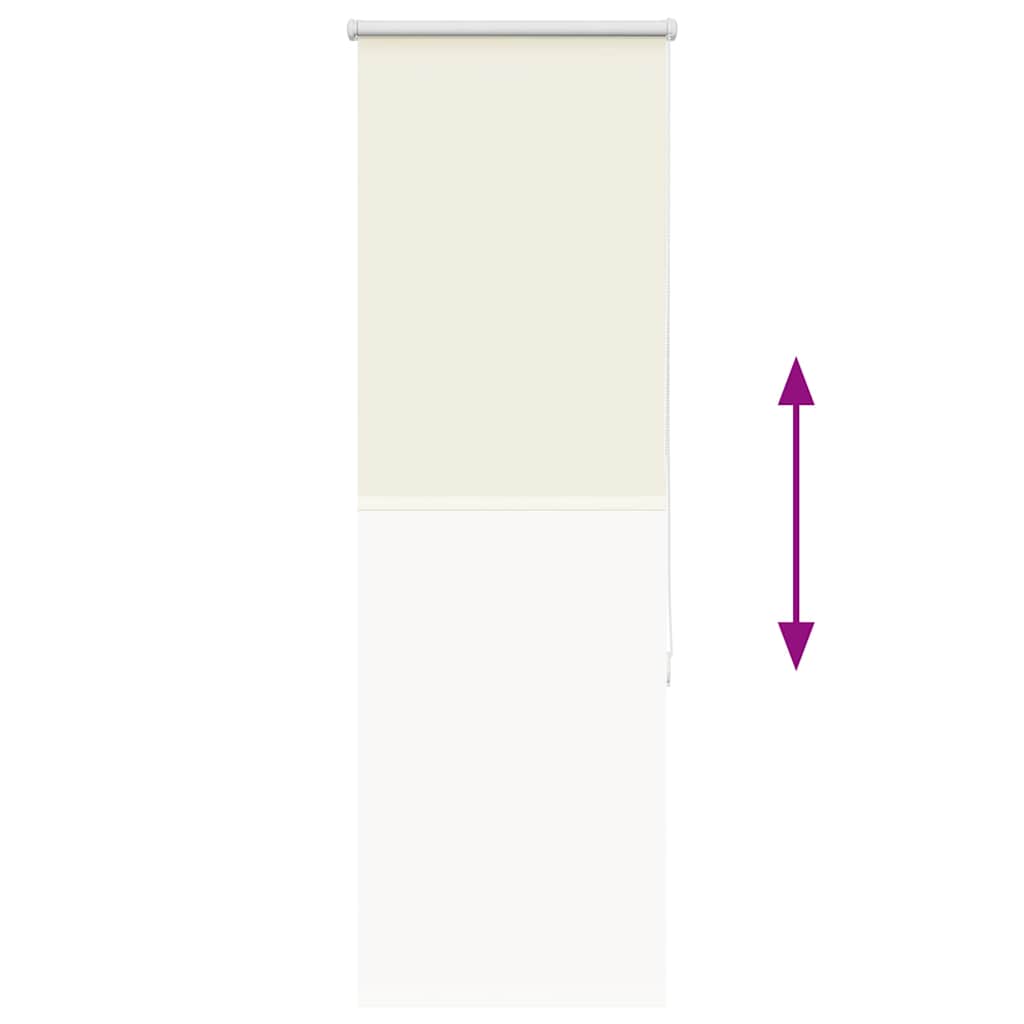 Rolgordijn verduisterend 40x130 cm stofbreedte gebroken wit is nu te koop bij PeponiXL, paradijselijk wonen!