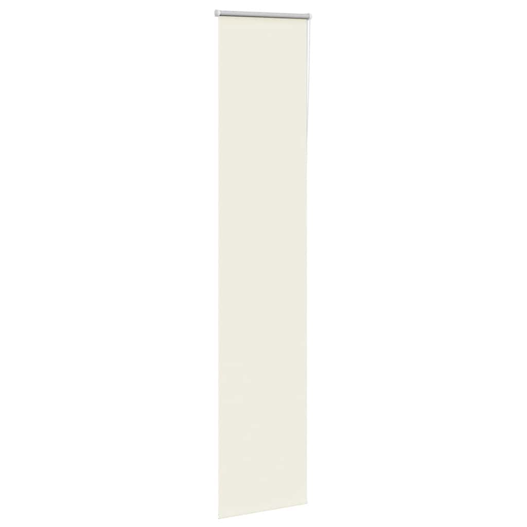 Rolgordijn verduisterend 60x210 cm stofbreedte gebroken wit is nu te koop bij PeponiXL, paradijselijk wonen!