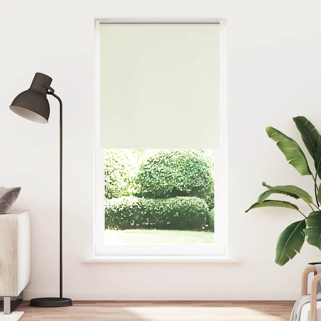 Rolgordijn verduisterend gebroken wit 90x230 cm stofbreedte is nu te koop bij PeponiXL, paradijselijk wonen!