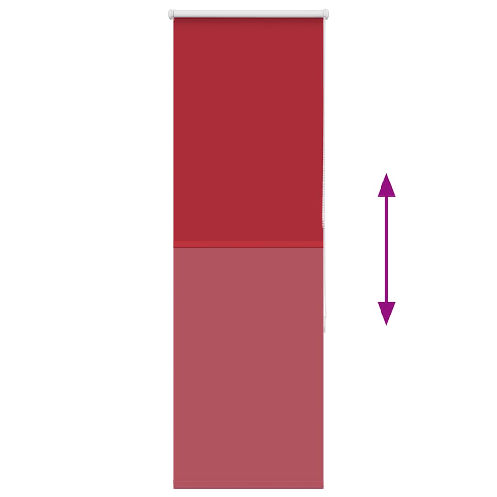 Rolgordijn 40x175 cm stof verduisterend rood Stofbreedte 35,7cm is nu te koop bij PeponiXL, paradijselijk wonen!