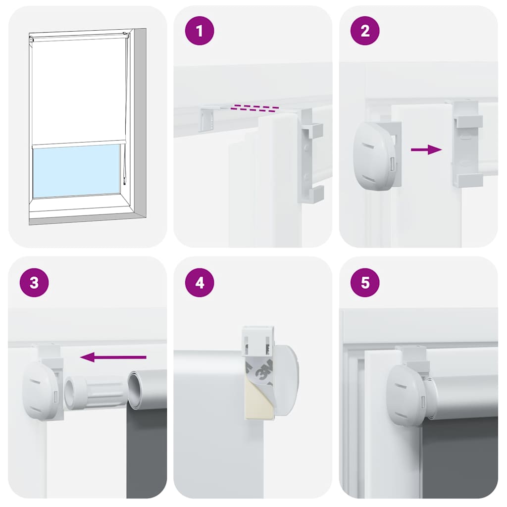 Rolgordijn verduisterend 110x230 cm stofbreedte 105,7 cm is nu te koop bij PeponiXL, paradijselijk wonen!