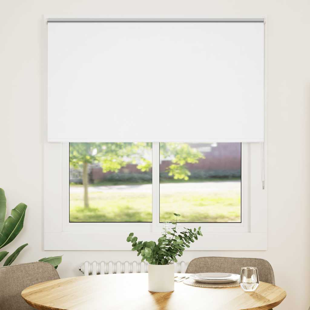 Rolgordijn verduisterend 135x150 cm stofbreedte 131,6 cm wit is nu te koop bij PeponiXL, paradijselijk wonen!