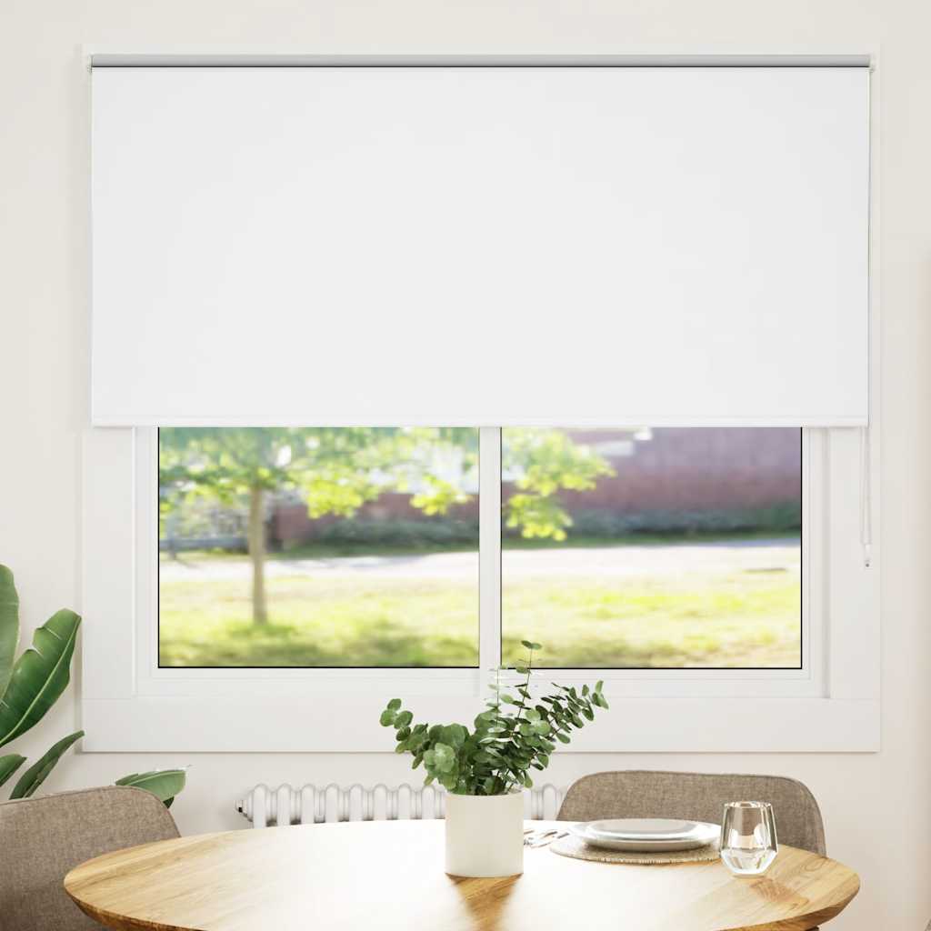 Rolgordijn verduisterend 145x175 cm stofbreedte 141,6 cm wit is nu te koop bij PeponiXL, paradijselijk wonen!