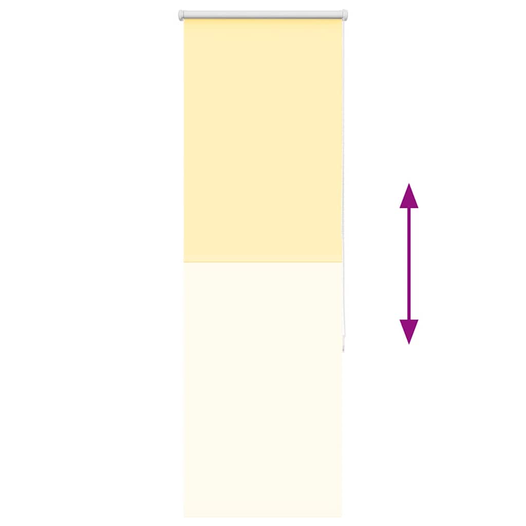 Rolgordijn verduisterend 50x130 cm stofbreedte 45,7cm geel is nu te koop bij PeponiXL, paradijselijk wonen!