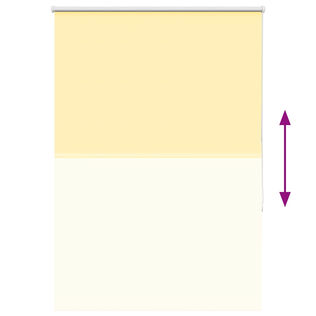 Rolgordijn verduisterend 100x130cm stofbreedte 95,7cm geel is nu te koop bij PeponiXL, paradijselijk wonen!