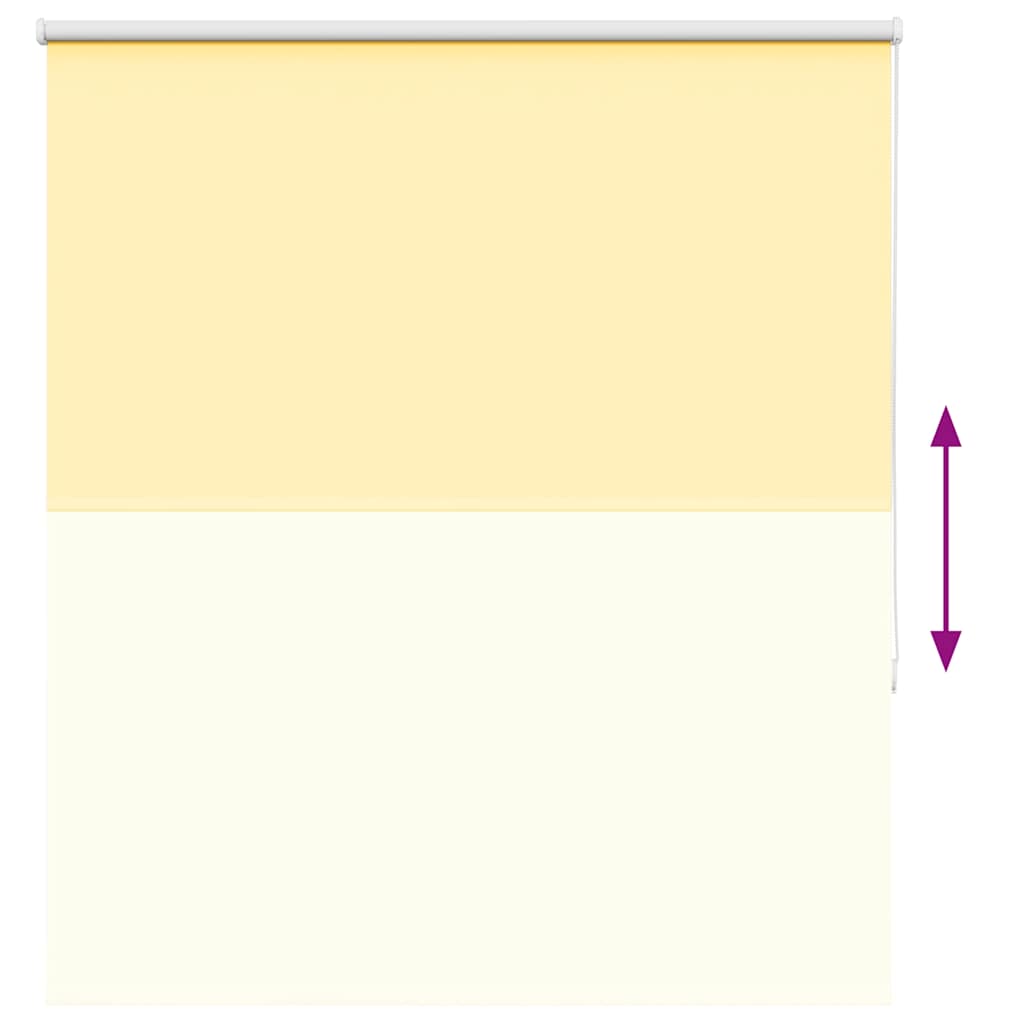 Rolgordijn verduisterend 125x175 cm stofbreedte 121,6 cm geel is nu te koop bij PeponiXL, paradijselijk wonen!