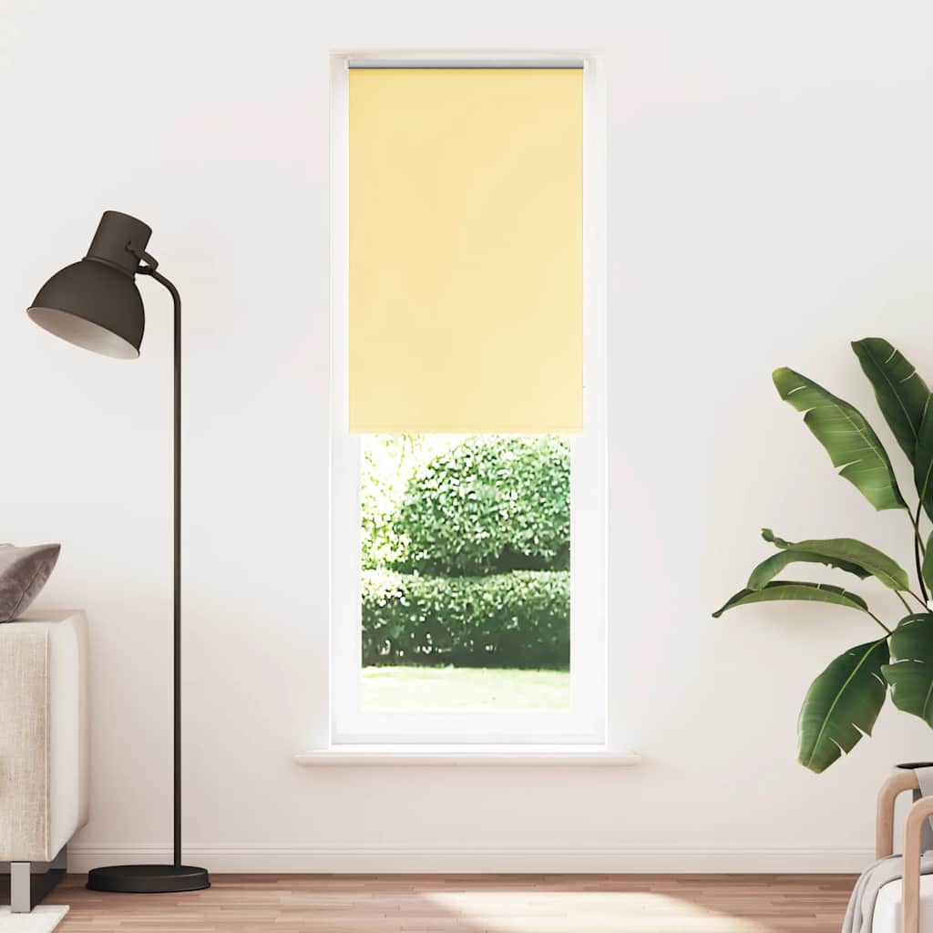 Rolgordijn verduisterend 65x210 cm stofbreedte 60,7 cm geel is nu te koop bij PeponiXL, paradijselijk wonen!