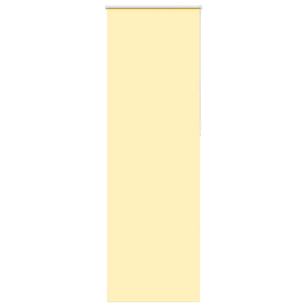 Rolgordijn verduisterend 75x210 cm stofbreedte 70,7 cm geel is nu te koop bij PeponiXL, paradijselijk wonen!
