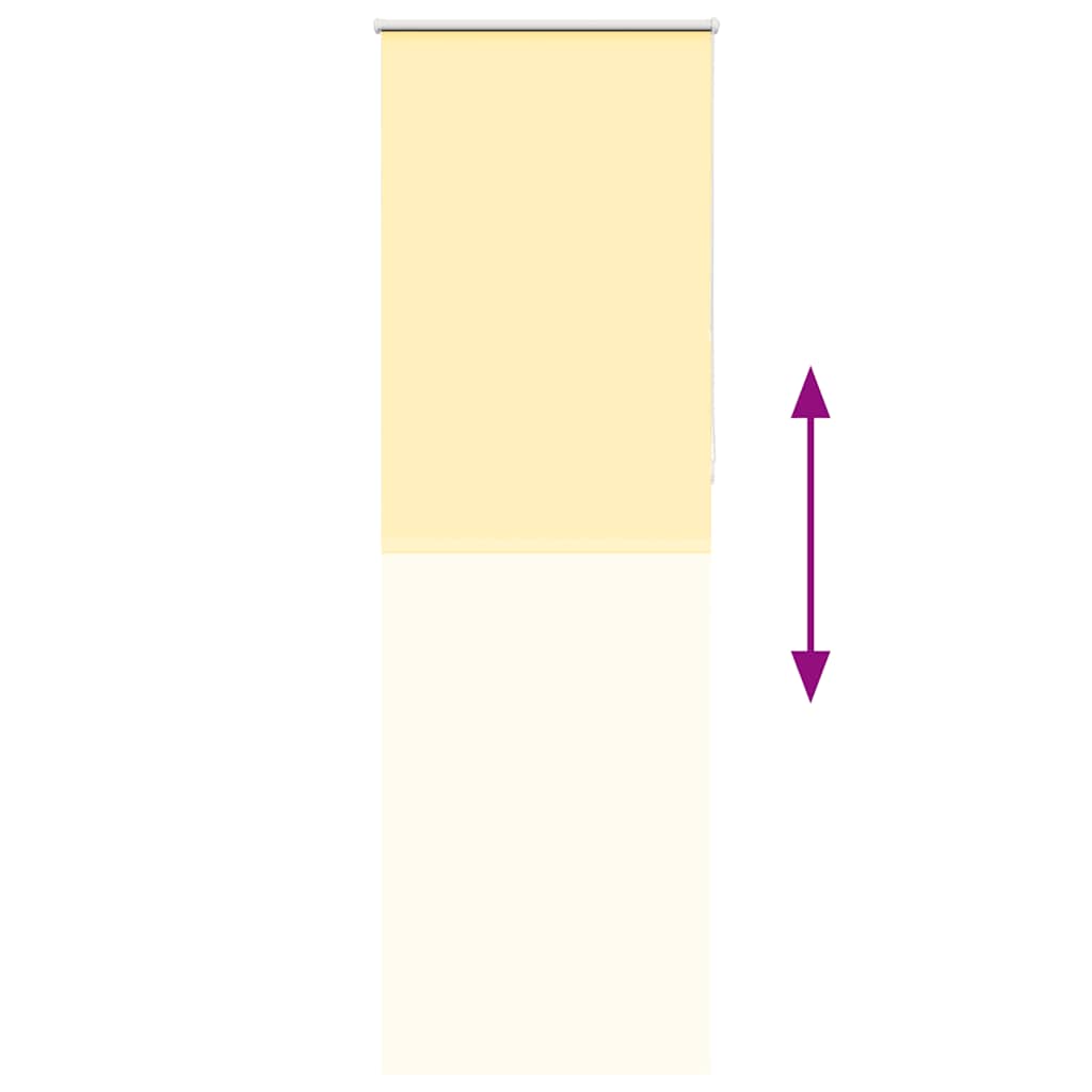 Rolgordijn verduisterend 75x210 cm stofbreedte 70,7 cm geel is nu te koop bij PeponiXL, paradijselijk wonen!