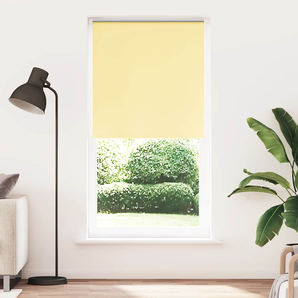 Rolgordijn verduisterend 90x230 cm stofbreedte 85,7cm geel is nu te koop bij PeponiXL, paradijselijk wonen!