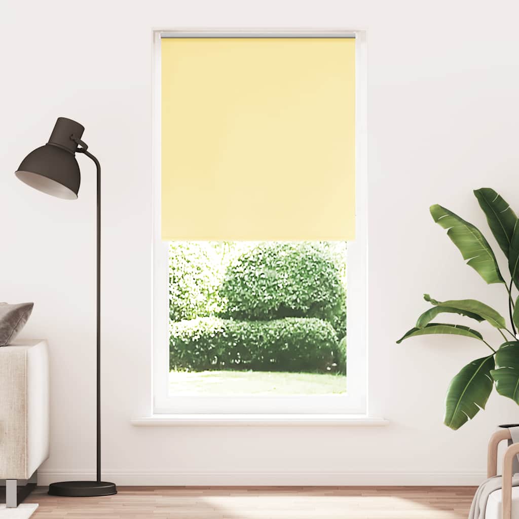 Rolgordijn verduisterend 110x230 cm stofbreedte 105,7 cm geel is nu te koop bij PeponiXL, paradijselijk wonen!