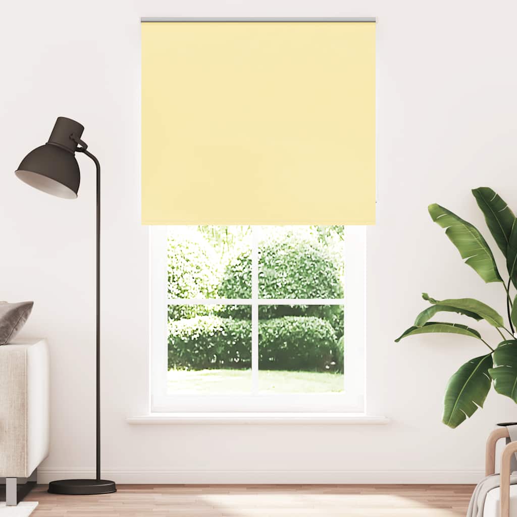 Rolgordijn 125x230 cm verduisterend stofbreedte 121,6 cm geel is nu te koop bij PeponiXL, paradijselijk wonen!