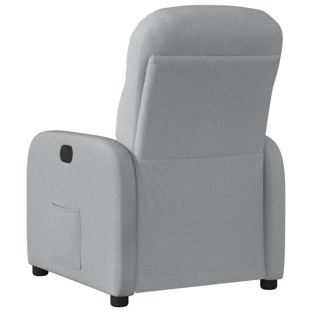 Fauteuil verstelbaar stof lichtgrijs is nu te koop bij PeponiXL, paradijselijk wonen!