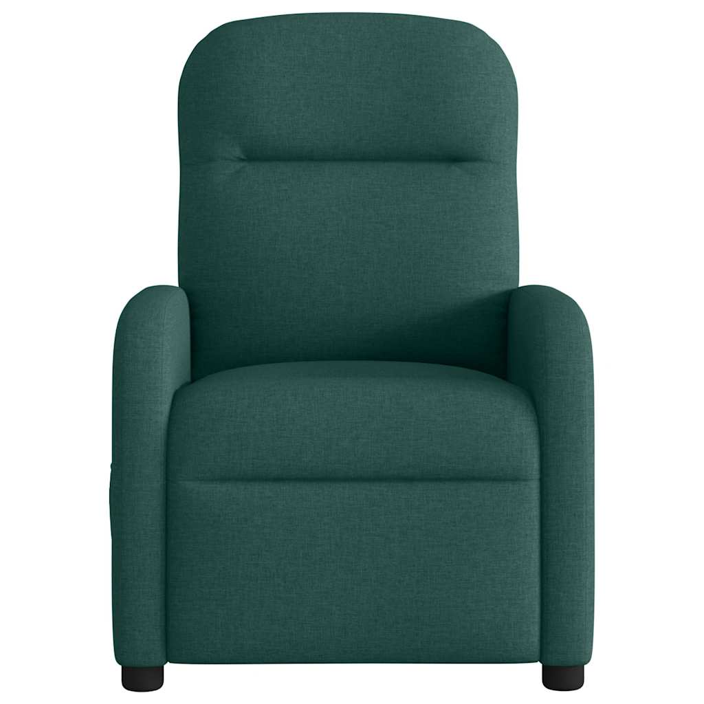 Fauteuil verstelbaar stof donkergroen is nu te koop bij PeponiXL, paradijselijk wonen!