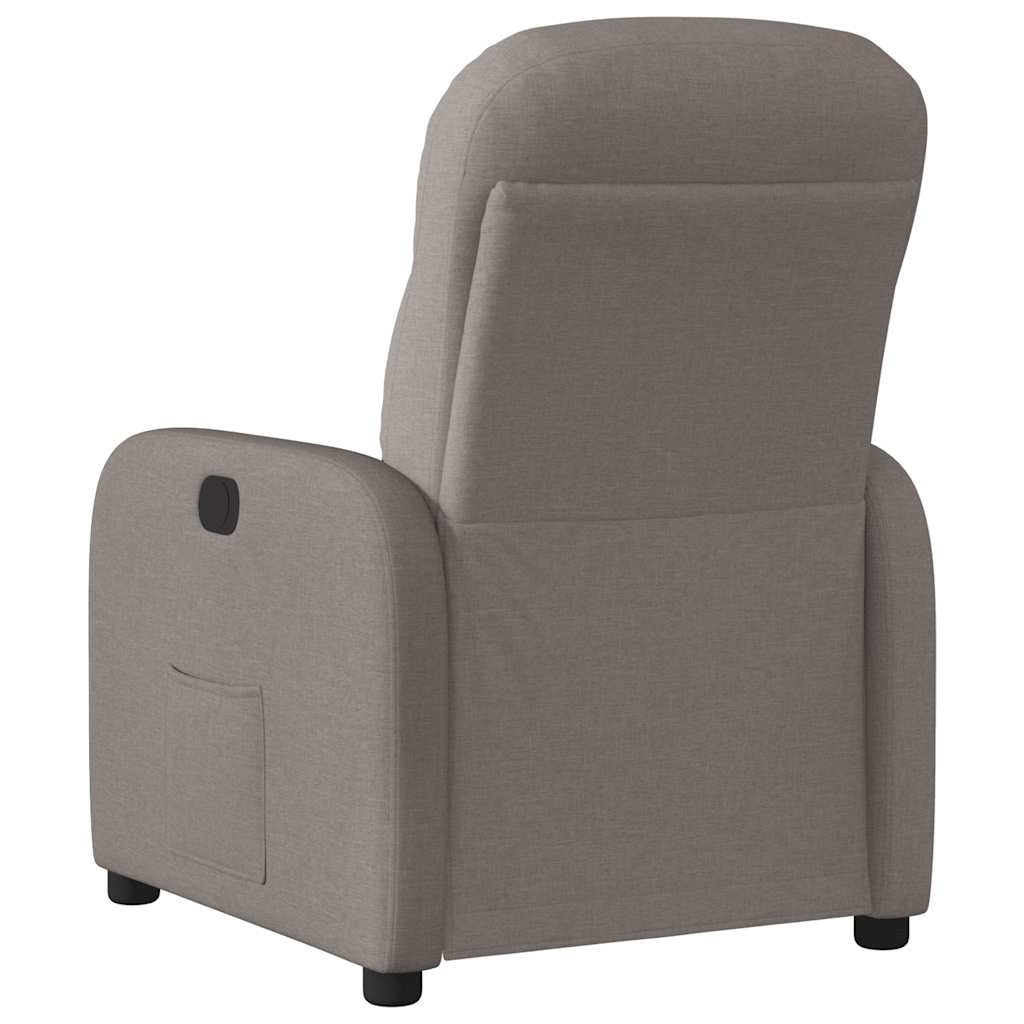 Fauteuil verstelbaar stof taupe is nu te koop bij PeponiXL, paradijselijk wonen!