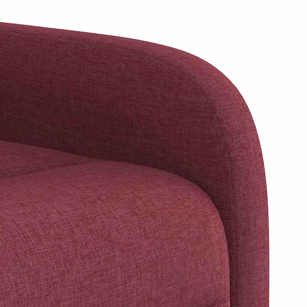 Massagestoel verstelbaar stof wijnrood is nu te koop bij PeponiXL, paradijselijk wonen!