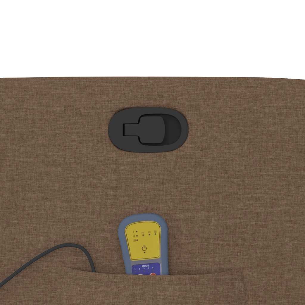 Massagestoel verstelbaar stof bruin is nu te koop bij PeponiXL, paradijselijk wonen!