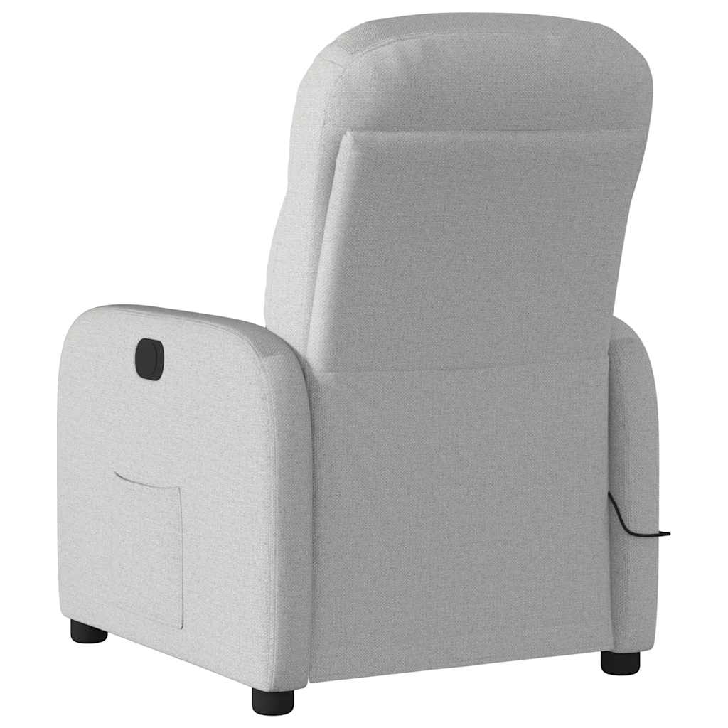 Massagestoel verstelbaar stof wolk grijs is nu te koop bij PeponiXL, paradijselijk wonen!