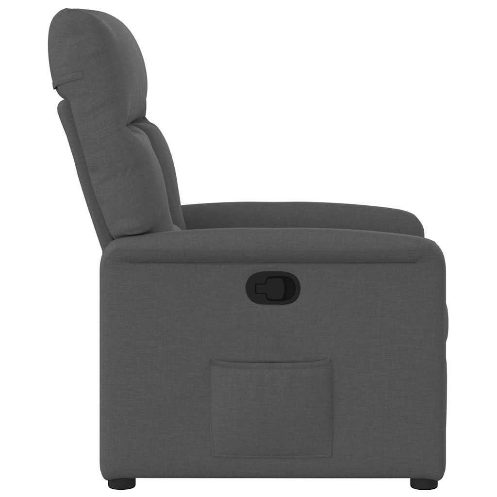 Relaxfauteuil Donkergrijze Stof is nu te koop bij PeponiXL, paradijselijk wonen!