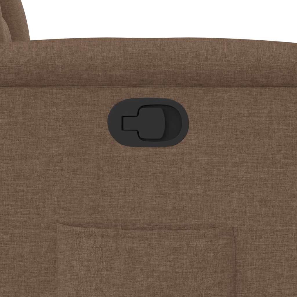 Fauteuil verstelbaar stof bruin is nu te koop bij PeponiXL, paradijselijk wonen!