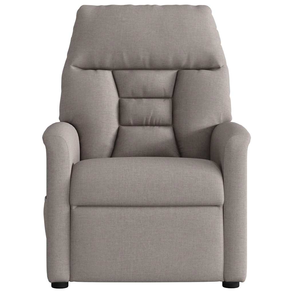 Fauteuil verstelbaar stof taupe is nu te koop bij PeponiXL, paradijselijk wonen!