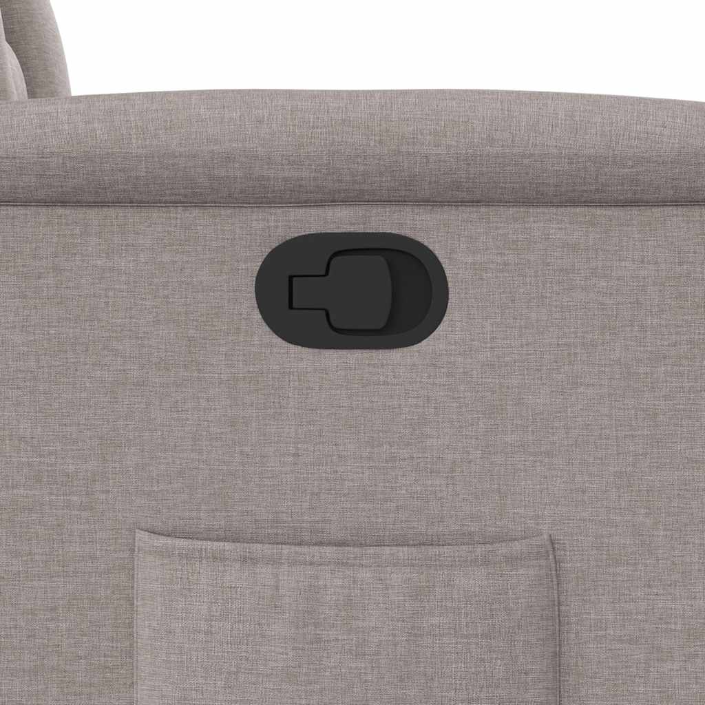 Fauteuil verstelbaar stof taupe is nu te koop bij PeponiXL, paradijselijk wonen!