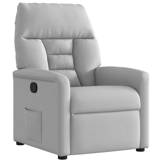 Fauteuil verstelbaar stof wolk grijs is nu te koop bij PeponiXL, paradijselijk wonen!