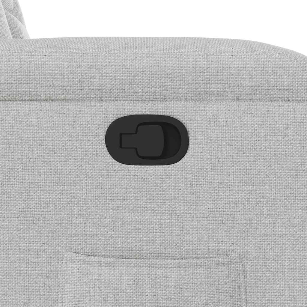 Fauteuil verstelbaar stof wolk grijs is nu te koop bij PeponiXL, paradijselijk wonen!