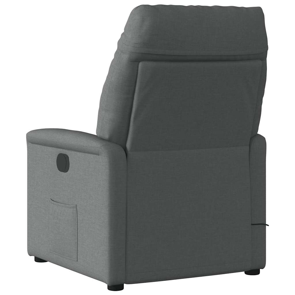 Massagestoel Donkergrijze Stof is nu te koop bij PeponiXL, paradijselijk wonen!