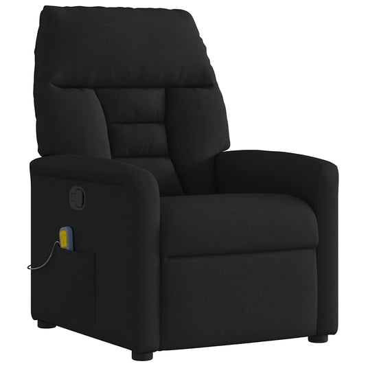Massagestoel verstelbaar stof zwart is nu te koop bij PeponiXL, paradijselijk wonen!