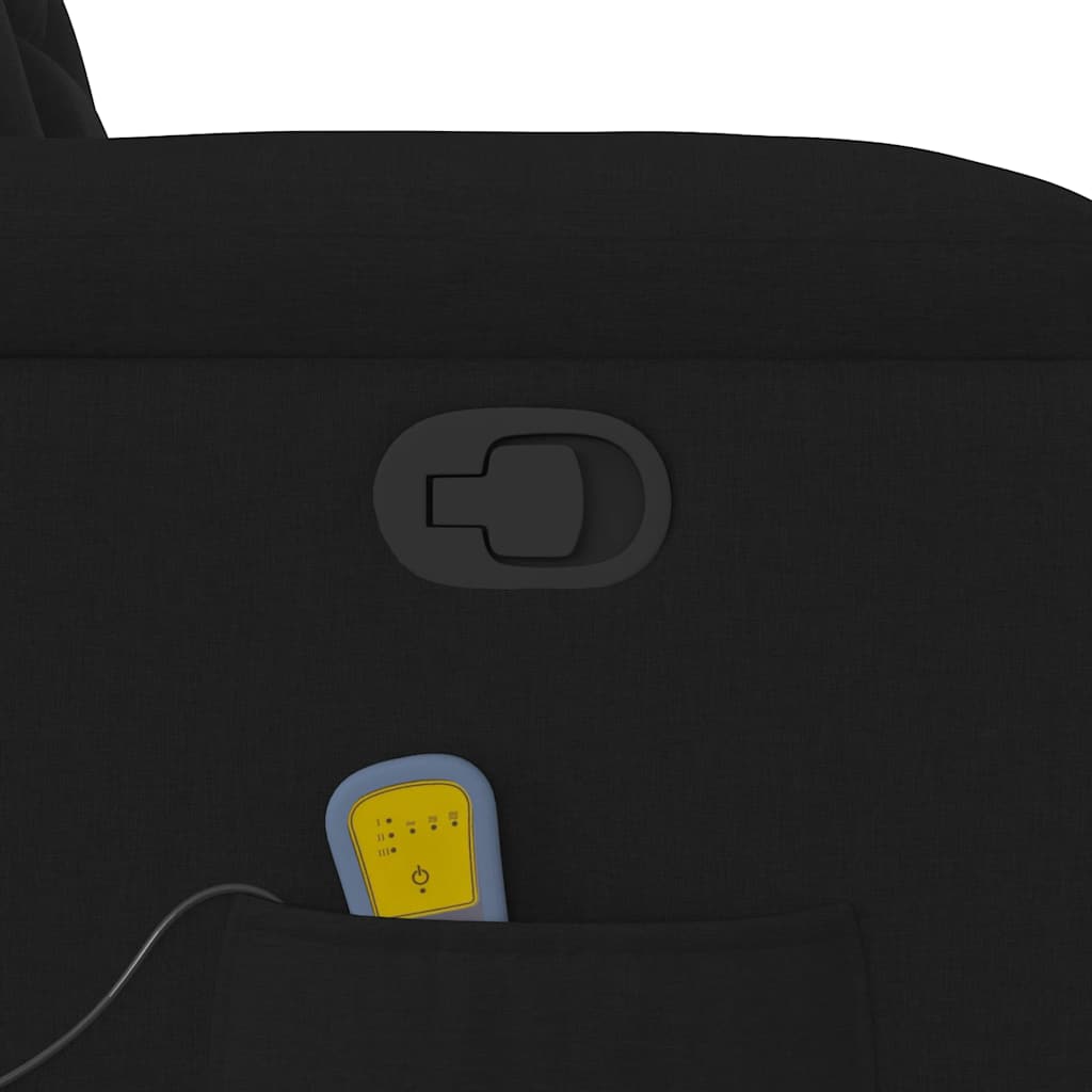 Massagestoel verstelbaar stof zwart is nu te koop bij PeponiXL, paradijselijk wonen!