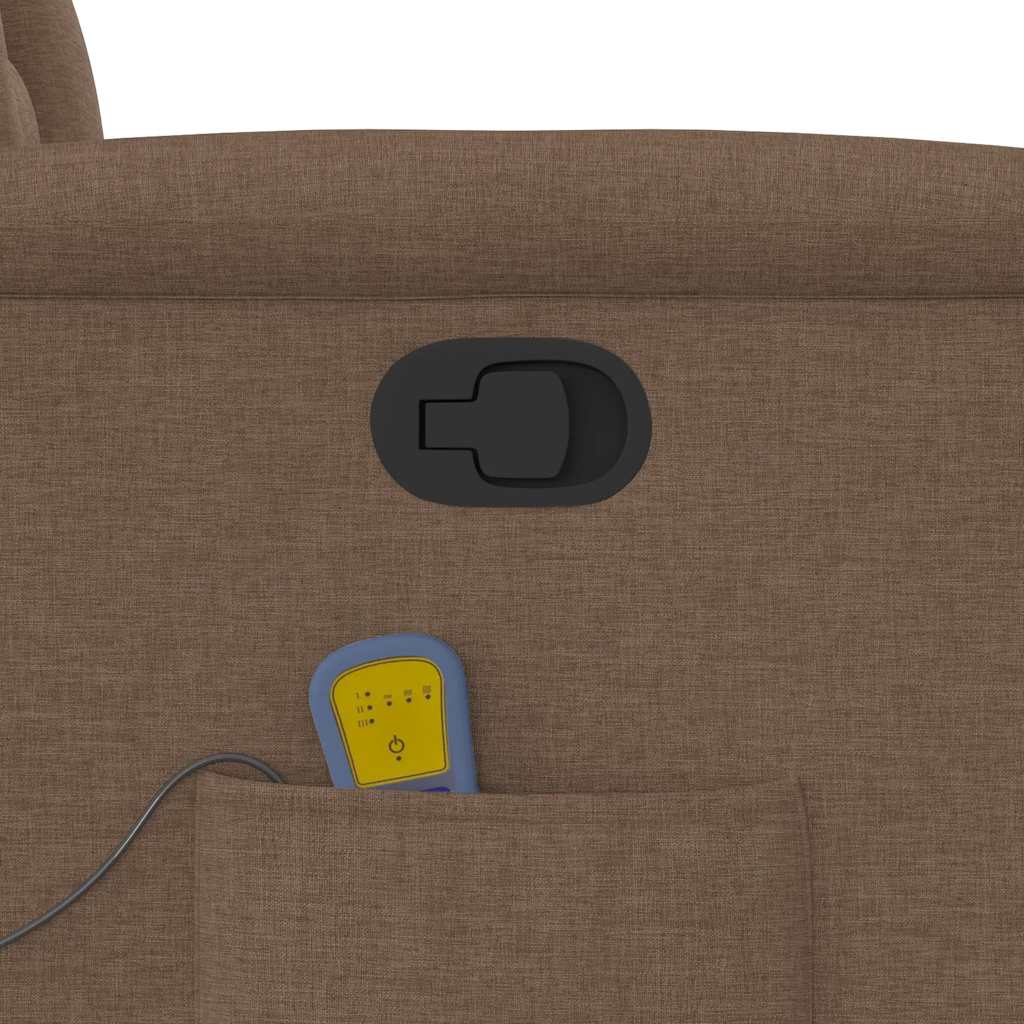 Massagestoel verstelbaar stof bruin is nu te koop bij PeponiXL, paradijselijk wonen!