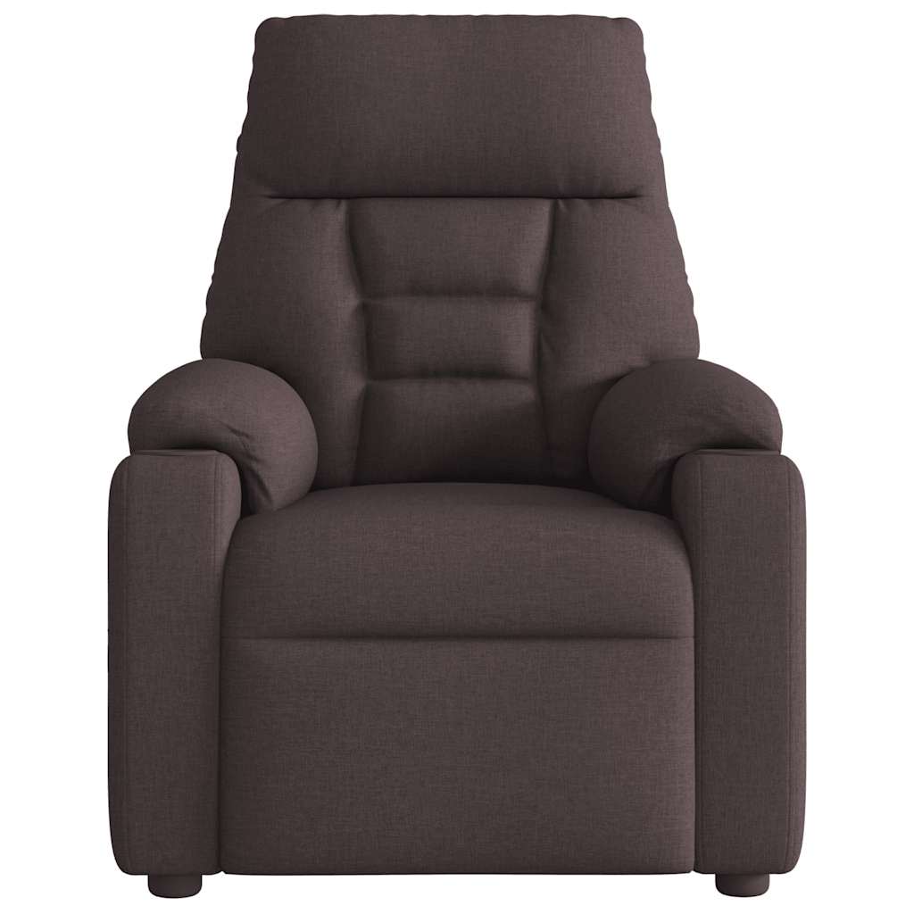 Massagestoel verstelbaar stof donkerbruin is nu te koop bij PeponiXL, paradijselijk wonen!