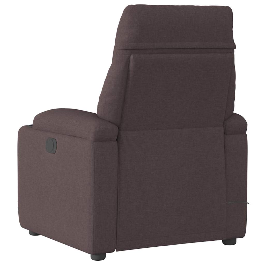Massagestoel verstelbaar stof donkerbruin is nu te koop bij PeponiXL, paradijselijk wonen!
