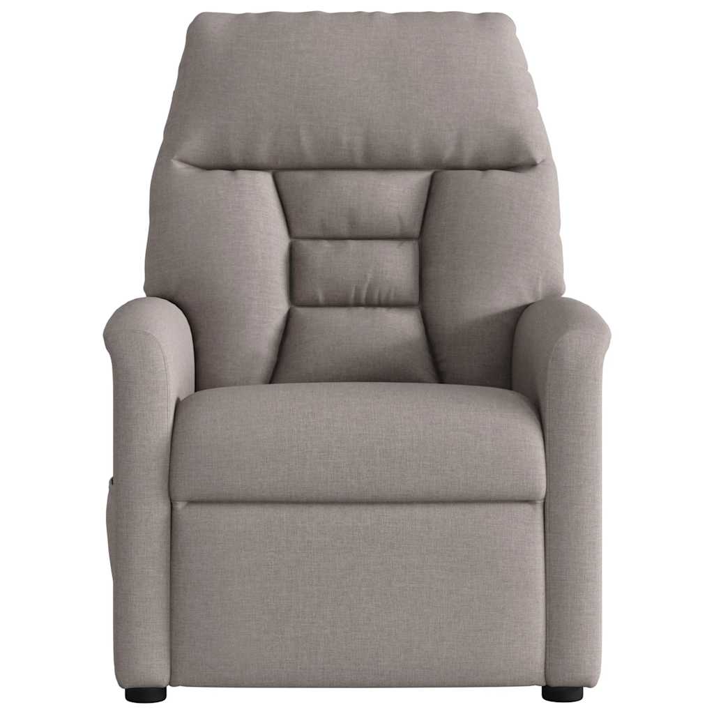 Massagestoel verstelbaar stof taupe is nu te koop bij PeponiXL, paradijselijk wonen!