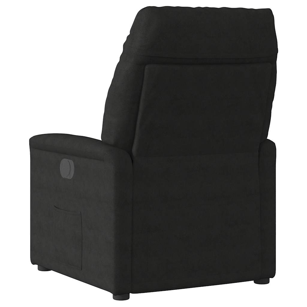 Massagestoel microvezelstof zwart is nu te koop bij PeponiXL, paradijselijk wonen!