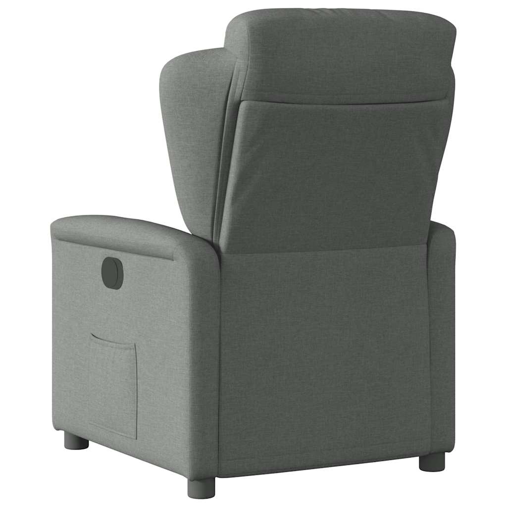 Fauteuil verstelbaar stof donkergrijs is nu te koop bij PeponiXL, paradijselijk wonen!