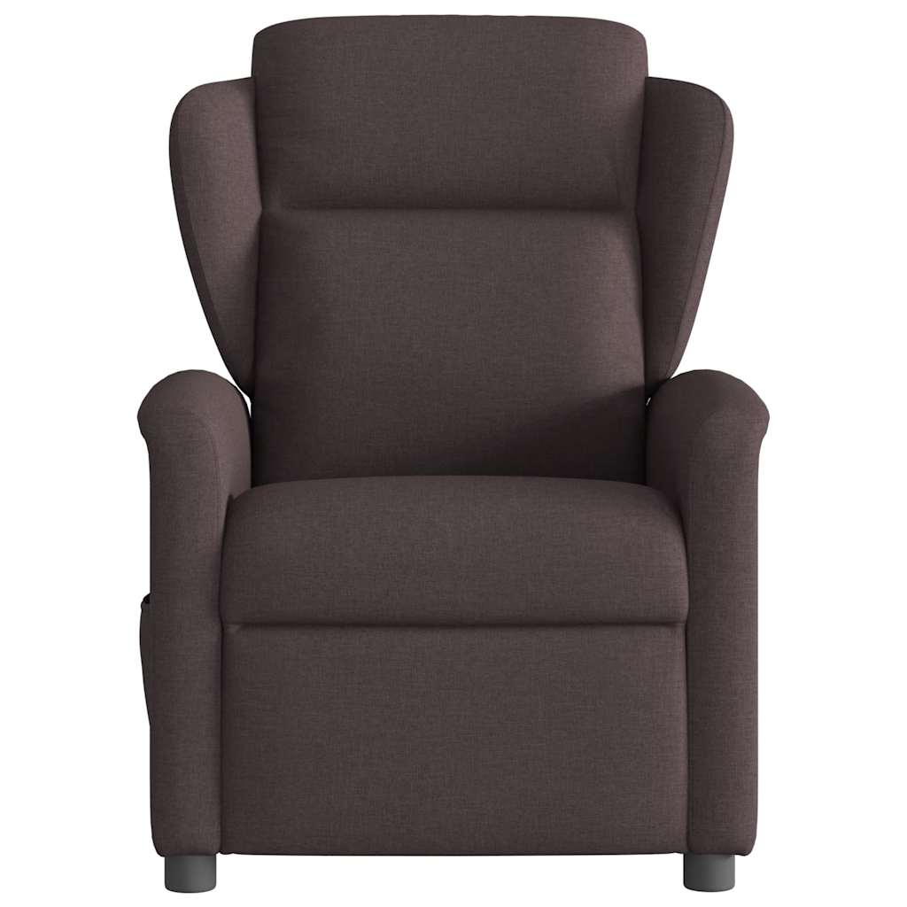 Fauteuil verstelbaar stof donkerbruin is nu te koop bij PeponiXL, paradijselijk wonen!