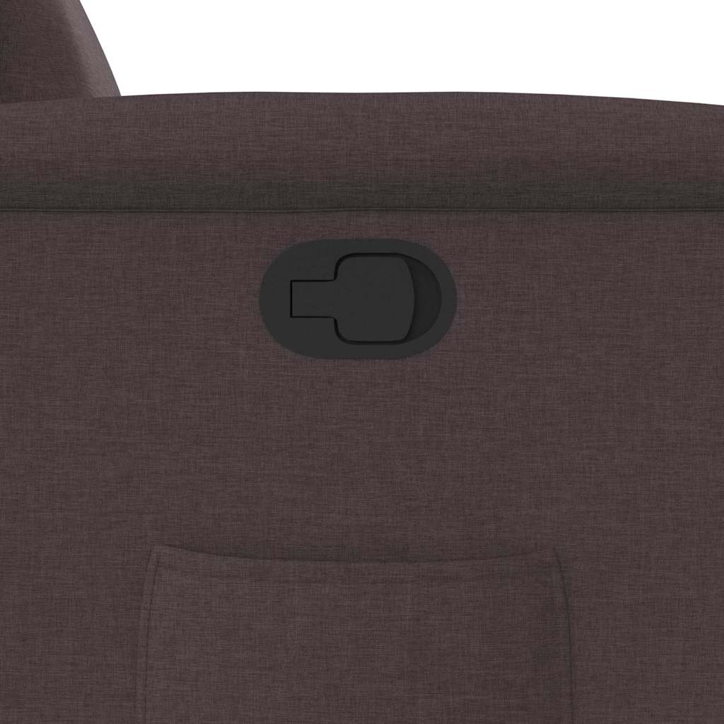 Fauteuil verstelbaar stof donkerbruin is nu te koop bij PeponiXL, paradijselijk wonen!