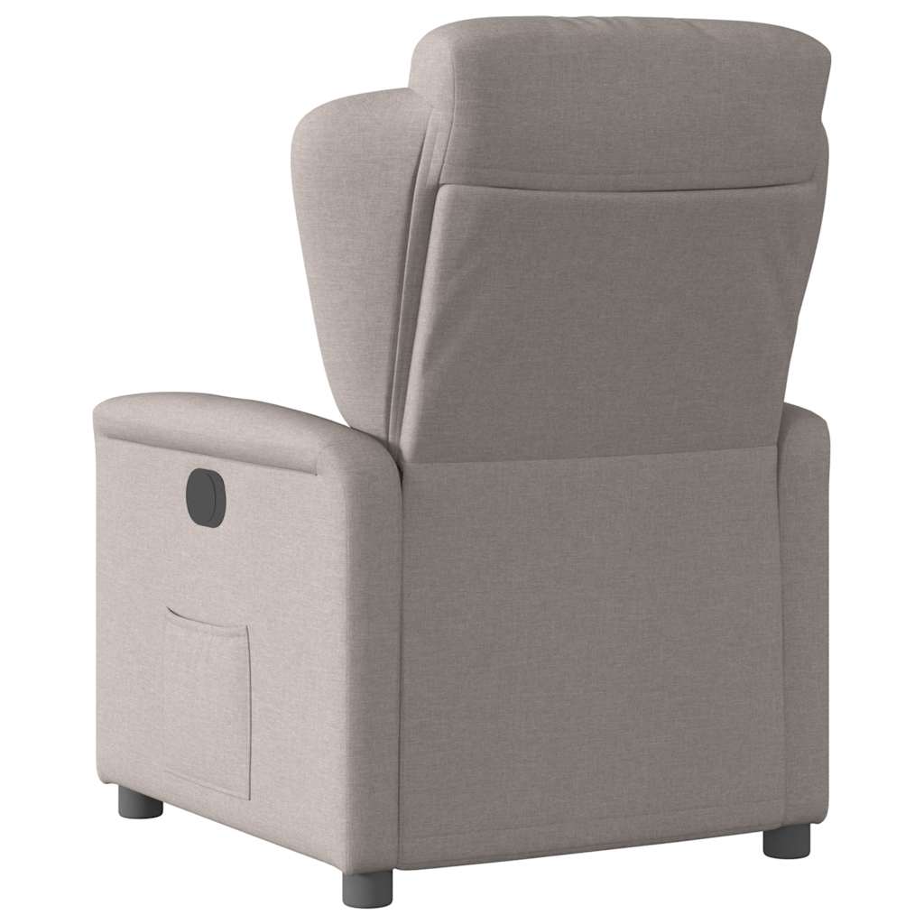 Fauteuil verstelbaar stof taupe is nu te koop bij PeponiXL, paradijselijk wonen!