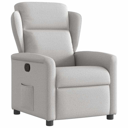 Fauteuil verstelbaar stof wolk grijs is nu te koop bij PeponiXL, paradijselijk wonen!