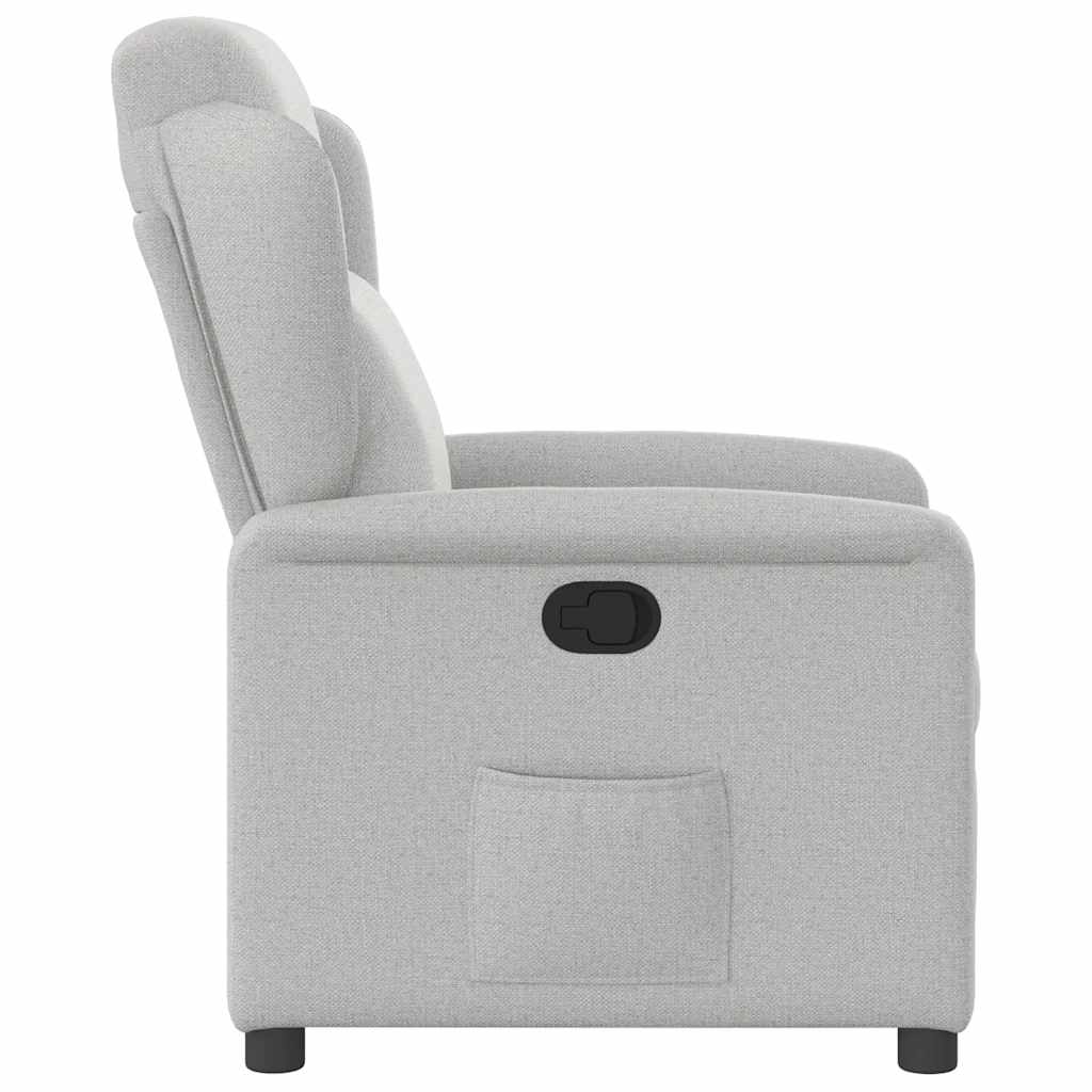 Fauteuil verstelbaar stof wolk grijs is nu te koop bij PeponiXL, paradijselijk wonen!