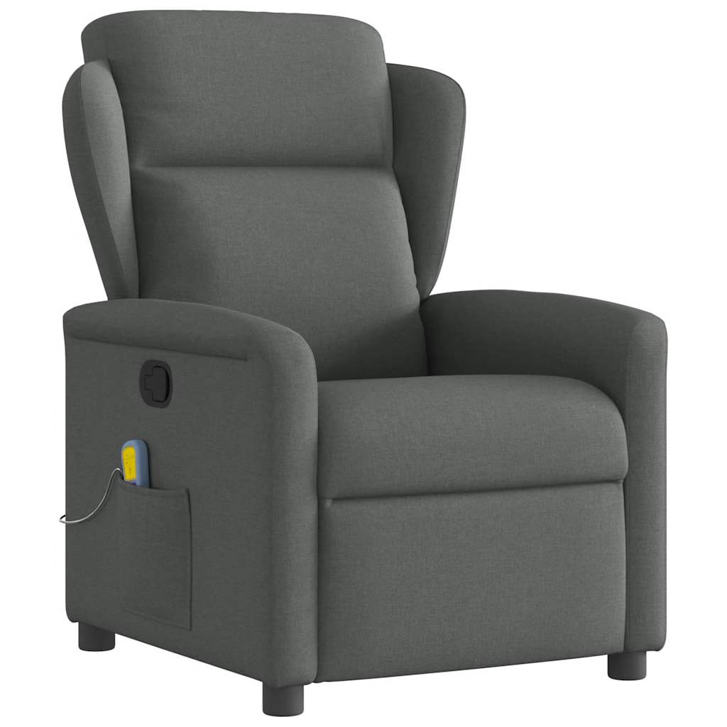 Massagestoel Donkergrijze Stof is nu te koop bij PeponiXL, paradijselijk wonen!
