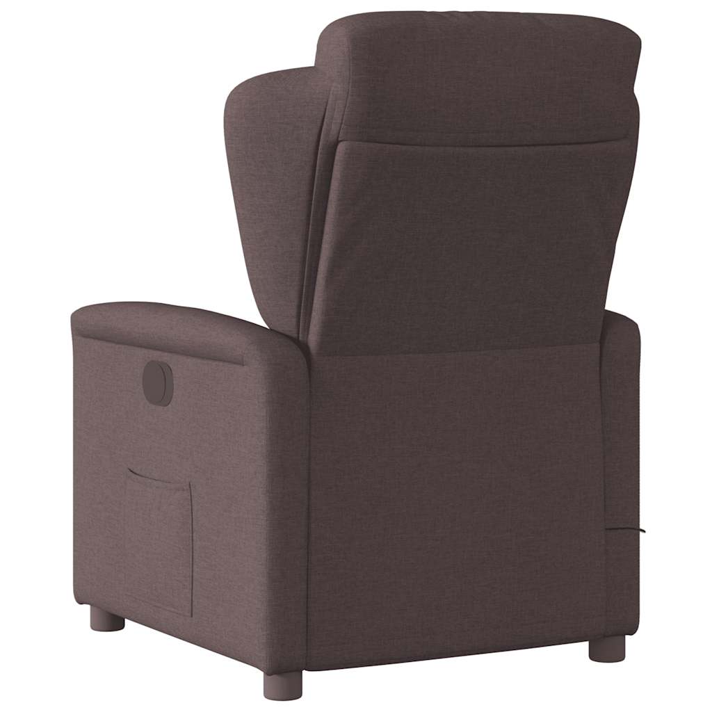 Massagestoel verstelbaar stof donkerbruin is nu te koop bij PeponiXL, paradijselijk wonen!